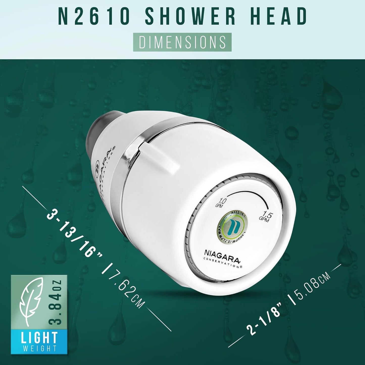 EcoPulse Water-Saving Shower Head