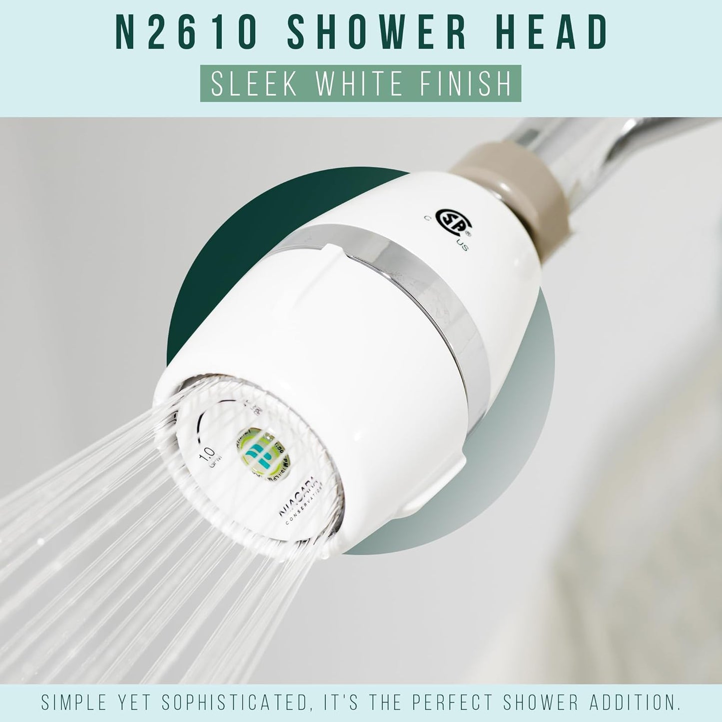 EcoPulse Water-Saving Shower Head
