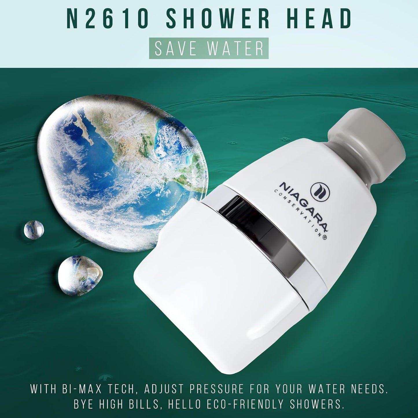 EcoPulse Water-Saving Shower Head