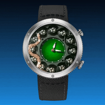 Snake Movement Luxury Watch