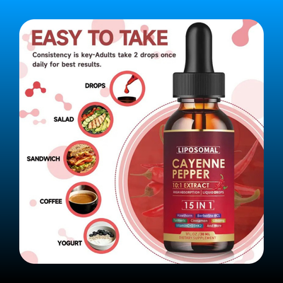 Liposomal Cayenne Pepper Drops