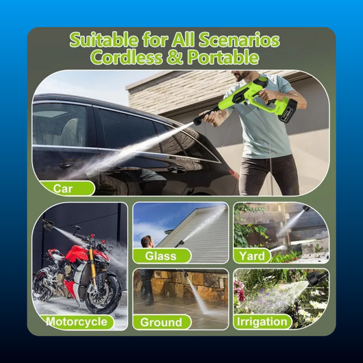Cordless Power Washer with Battery
