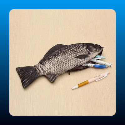Novelty Fish‑Shaped Multi‑Use Pencil Case