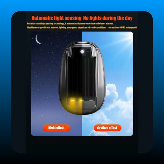 Wireless Solar Cab Lights for Truck No Drill Installation