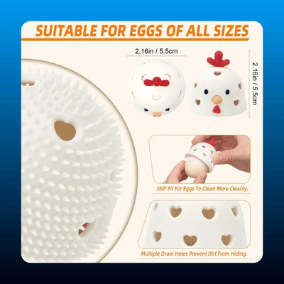 Silicone Egg Brush Cleaner