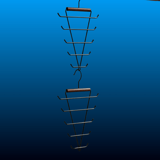Wooden V-Shape Multi Hook Hanger
