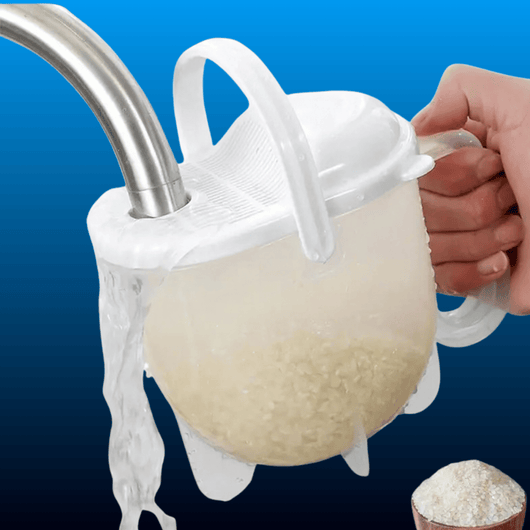 Rice Washing Strainer Bowl