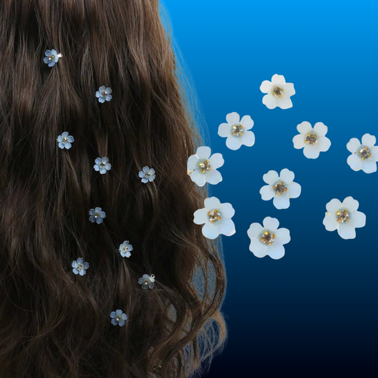 DIY Flower Hair Accessories Set (10 Piece)