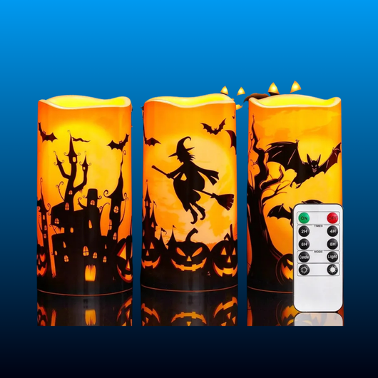 Halloween Flameless LED Candles (3 Pack)