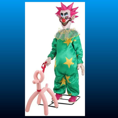 Animated Spiked Hair Clown Prop