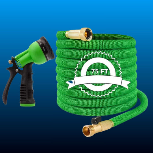 Expandable Garden Hose with Spray Nozzle 75ft.