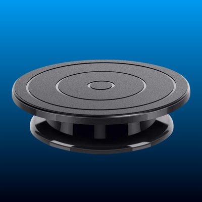 11-Inch Food-Grade Plastic Rotating Turntable Sculpting Wheel with Concentric Rings