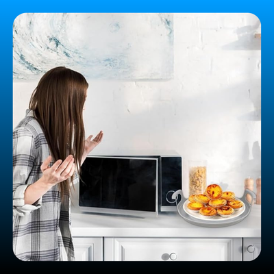 No Burn Microwave Bowl Holder Tray with Handles