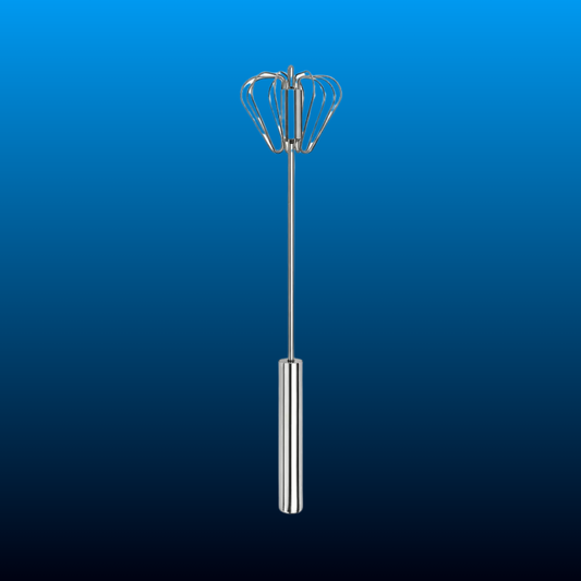 Hand-Push Spinning Whisk
