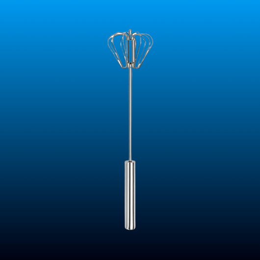 Hand-Push Spinning Whisk