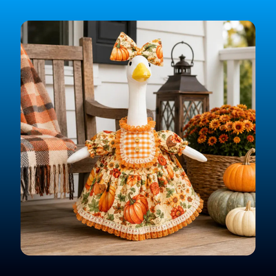 Fall Porch Goose Outfit