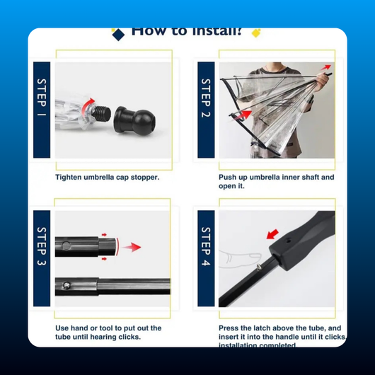 Pet Umbrella with Built-In Leash