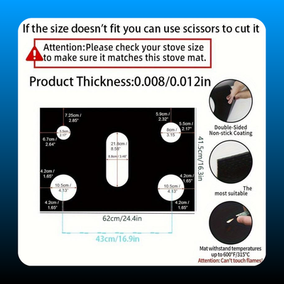 Washable Reusable Gas Stove Protector Top Cover