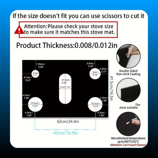Washable Reusable Gas Stove Protector Top Cover