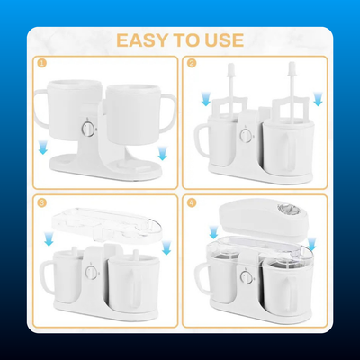 Ice Cream Maker Machine for Home Use with Two Ice Cream Bowls
