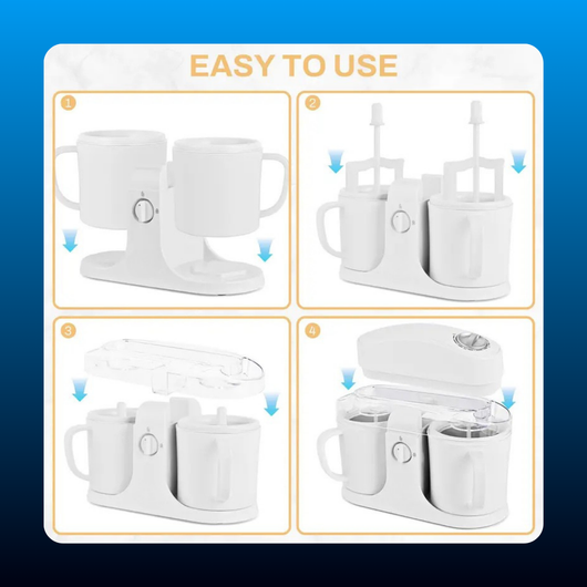 Ice Cream Maker Machine for Home Use with Two Ice Cream Bowls
