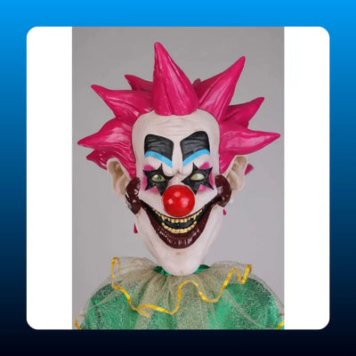 Animated Spiked Hair Clown Prop