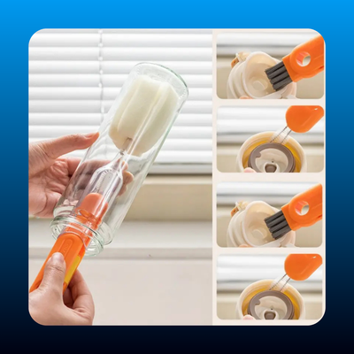 5 in 1 Multipurpose Bottle Brush Cleaner Set