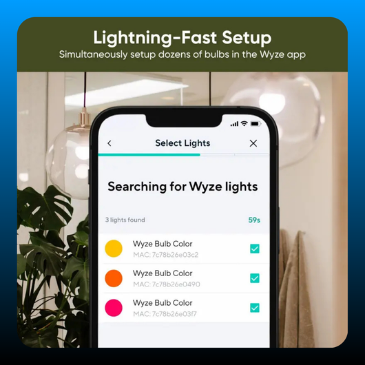 Colored Energy Efficient Smart Bulb (2 Pack)