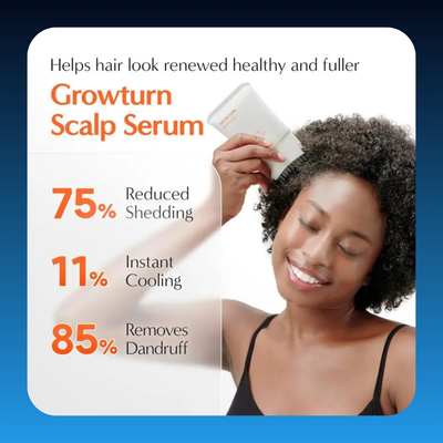 Hair Growth Scalp & Thickening Serum with Built-In Brush Applicator