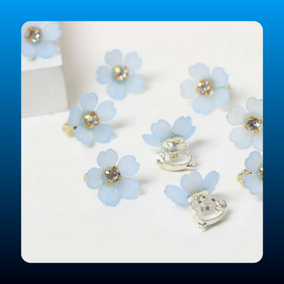 DIY Flower Hair Accessories Set (10 Piece)
