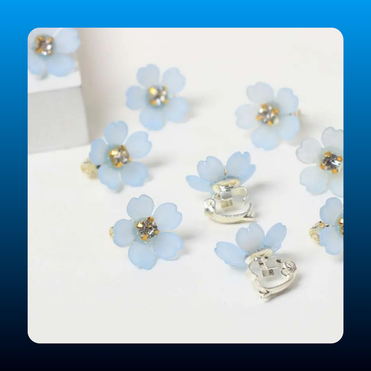 DIY Flower Hair Accessories Set (10 Piece)