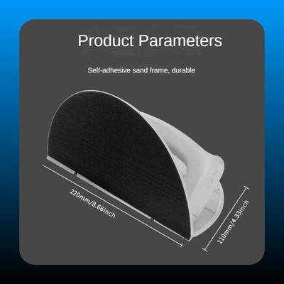 Half-Round Sandpaper Holder