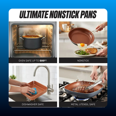 Ceramic Nonstick Cookware and Bakeware Set