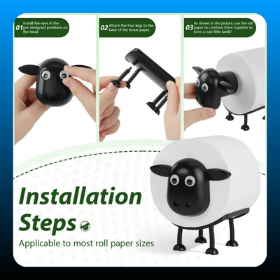Funny Sheep Tissue Holder 3PCS Set