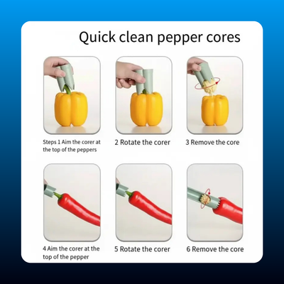 2-in-1 Chili and Pepper Corer