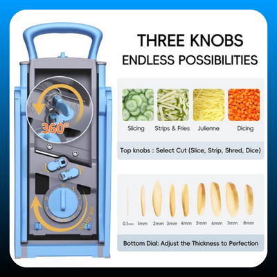 4-in-1 Stainless Steel Vegetable Slicer