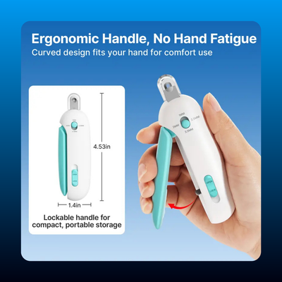 Cat Nail Clipper with Adjustable Trim Guard and Hidden File