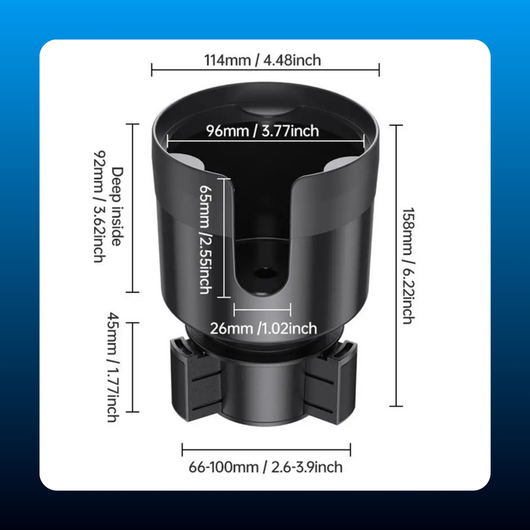 Car Cup Holder Adapter Extender