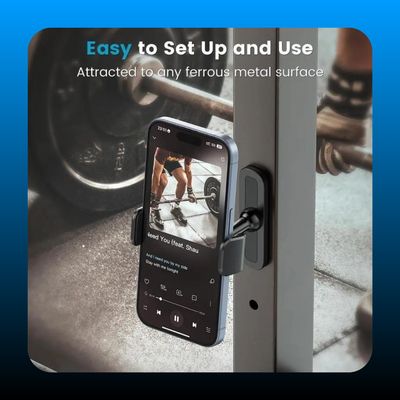 Adjustable Magnetic Phone Mount Perfect for Gym