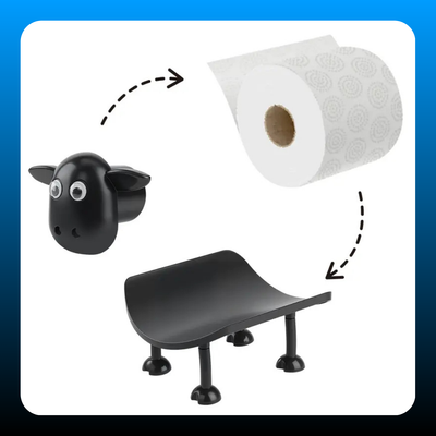 Funny Sheep Tissue Holder 3PCS Set