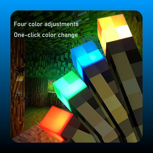 Pixel Brownstone Torch Lamp