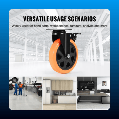 Industrial Lockable Swivel Casters