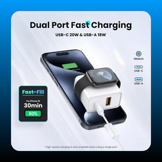 3-in-1 Magnetic Wireless Charging Cube