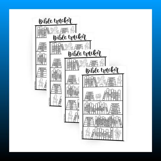Bible Reading Tracker Sticker (4 Pieces)