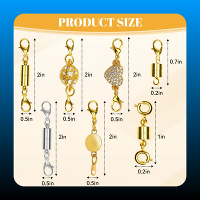 Magnetic Necklace Clasps (12 pack)