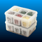 Collapsible 6-Compartment Crisper Container