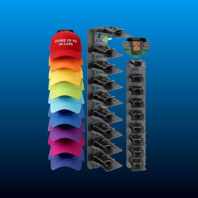 Wall-Mounted Hat Organizer (2 Pack)