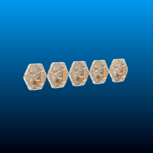 Self-Adhesive Hexagonal Ripple Hooks