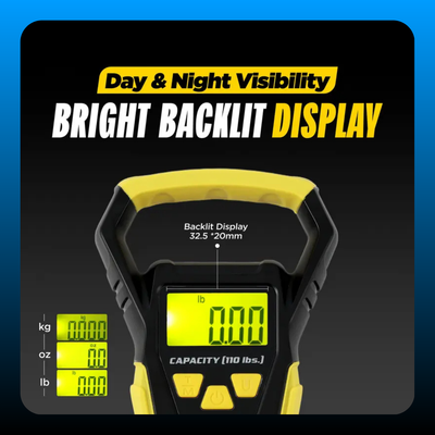 Fishing Digital Scale with Built-in Tape Measure