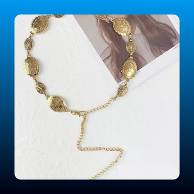 Boho Metal Chain Waist Belt
